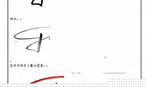签名复印件的笔迹鉴定(结果怎么样)