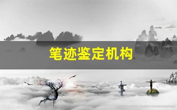 笔迹鉴定机构(字迹鉴定机构)